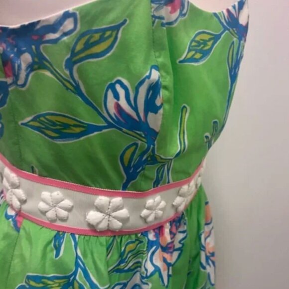 Lilly Pulitzer Langley Embellished Silk Dress, Size 0 - Picture 7 of 9